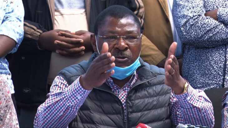One Kenya Alliance Principal who is also Bungoma Senator Moses Wetangula is on the spot for allegedly stealing dogs from a Nairobi-based farmer.  Photo: Capital FM