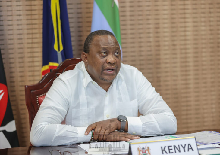 More than half of President Uhuru Cabinet is salivating for elective seats in the 2022 General Election, a move that could leave the Head of State with a desolate cabinet. Photo: State House/Twitter.