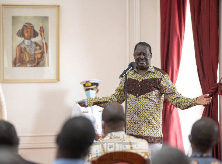 Former Prime Minister Raila Odinga says he is too young to retire from politics