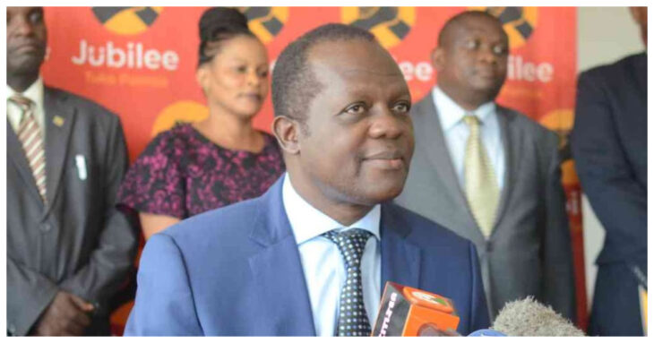 Jubilee secretary-general Raphael Tuju on Thursday, June 14, told the Star Newspaper that the leaders from Mt Kenya who are ditching Uhuru's camp for Tanga Tanga are insignificant to the party. Photo:  The Star.