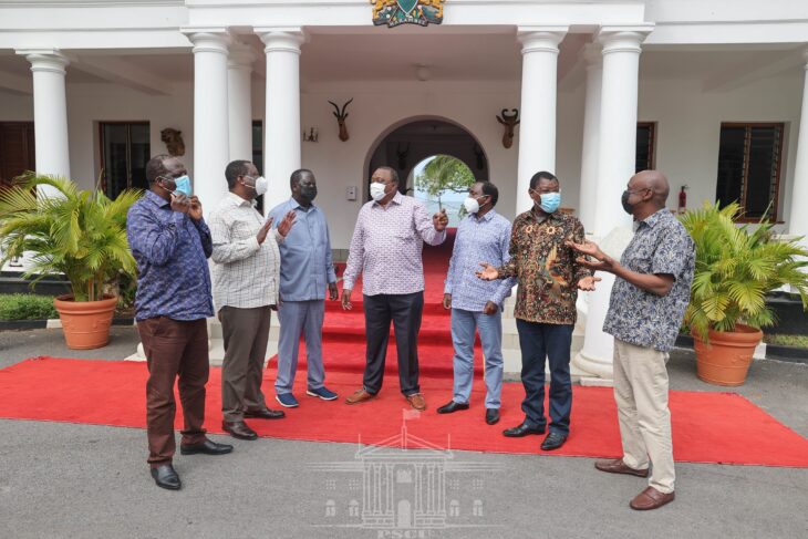 Deputy President William Ruto has accused Raila Odinga and his ex-NASA co-principals of using President Uhuru Kenyatta.