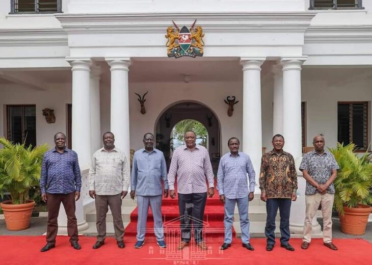 President Uhuru Kenyatta inch closer to uniting OKA and Raila Odinga