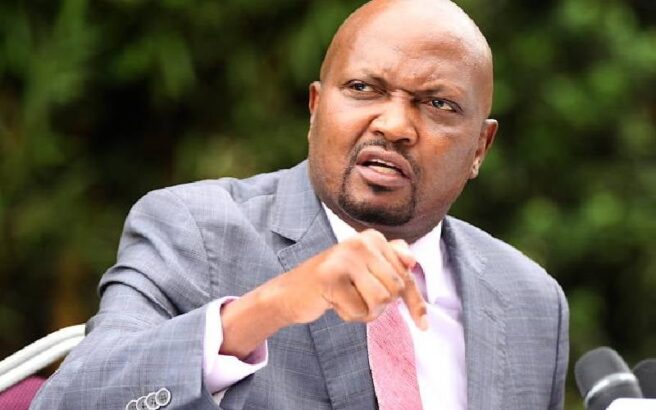 Deputy President Rigathi Gachagua on Sunday, September 17, called out Trade and Investment Cabinet Secretary Moses Kuria for making comments perceived by many as disrespectful.
