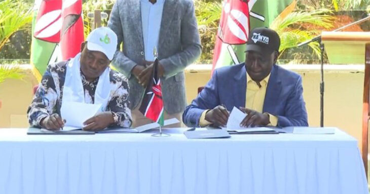 Details have emerged on how Kenya Kwanza intends to share its government positions should it form the next government after the August 9, elections.