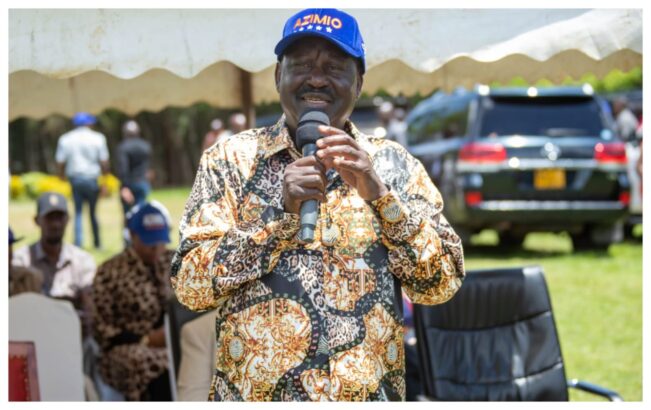 The Azimio la Umoja-One Kenya presidential candidate Raila Odinga will be giving his fifth and presumably last attempt at the presidency.