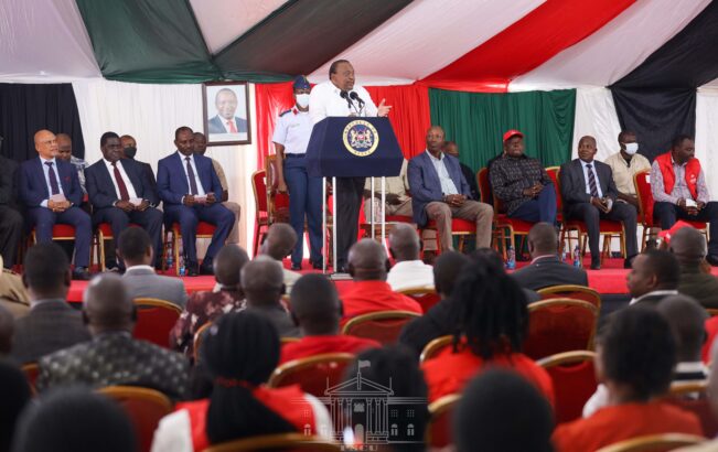 Kenya’s President Uhuru Kenyatta has faulted his Deputy President William Ruto over what he termed as ‘spreading blatant lies’ for political gains.