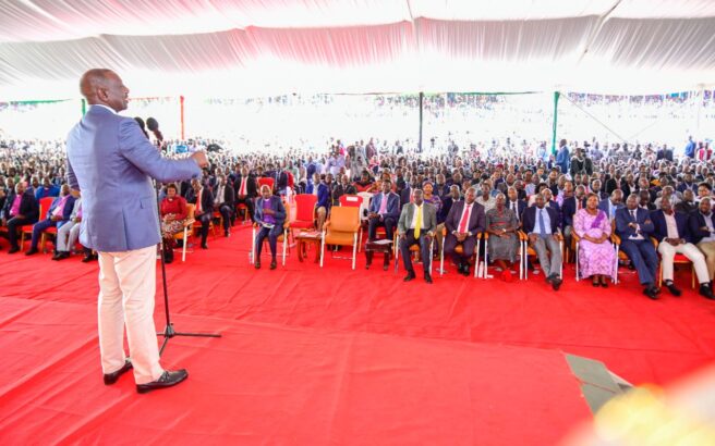 Kenya’s President William Ruto has vowed to fully empower online scam syndicates in Mulot, Bomet County.
