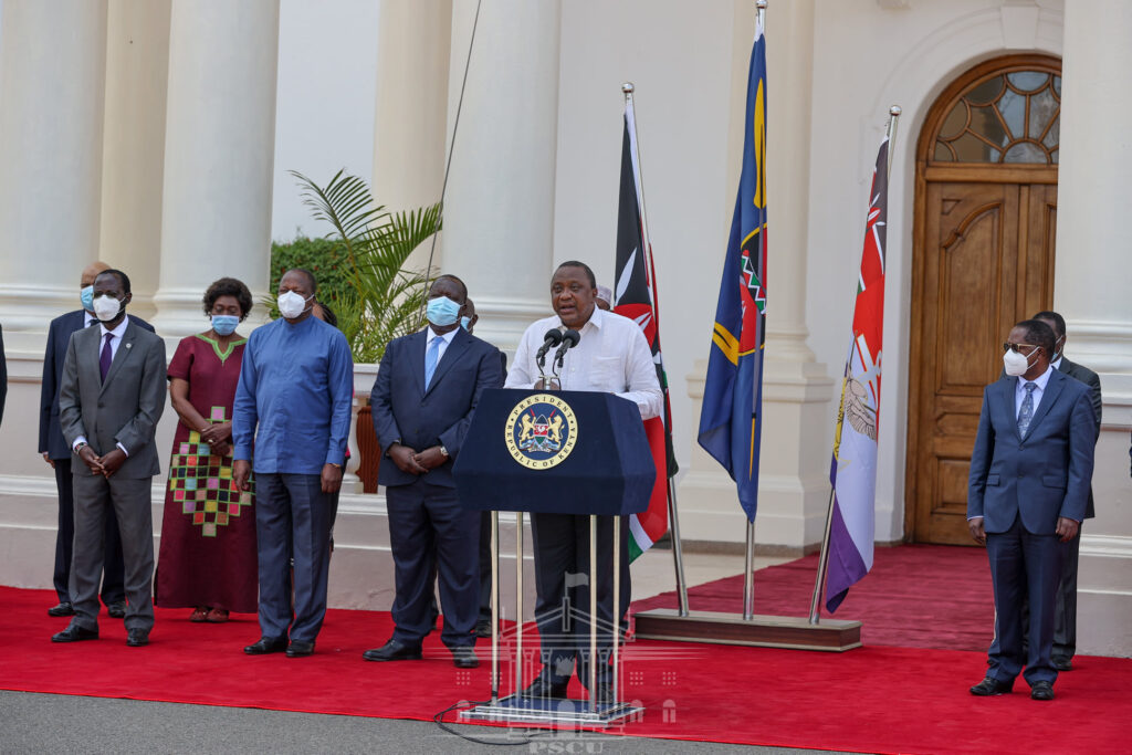 Uhuru Kenyatta announced a new set of containment measures in the face of record-high COVID-19 infection rates in the country.