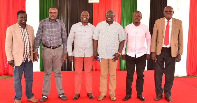 The UDA members in the Nyanza region were lured to join DP Ruto’s camp by one Eliud Owalo. Photo: Eliud Owalo/Facebook.