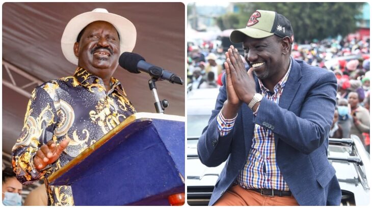 William Ruto has lashed out at the Azimio presidential candidate Raila Odinga saying he lacks the plan to transform the country.