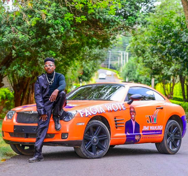Comedian Eric Omondi claims that he is receiving threatening messages for supporting Jimmy Wanjigi.