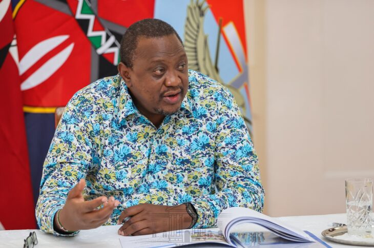 Uhuru's love for African print shirt remains unmatched. Photo: State House/Kenya.