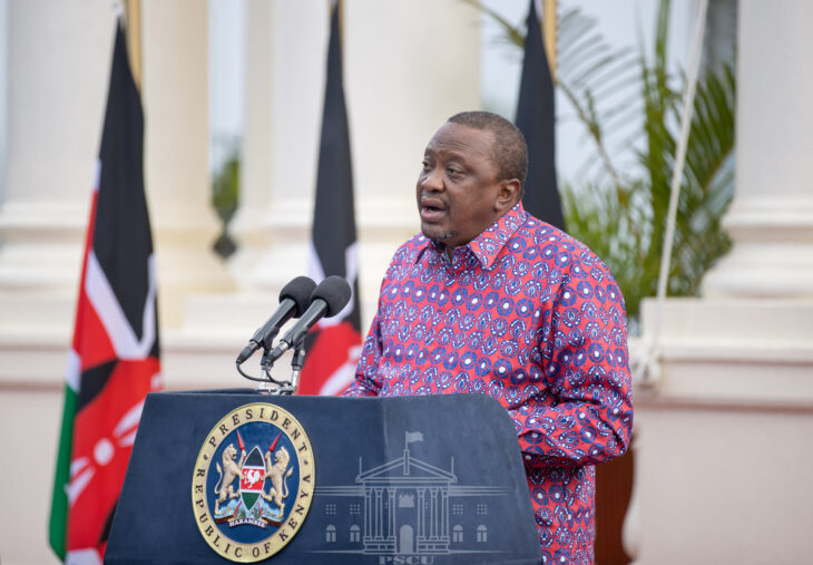 Uhuru's love for African print shirt remains unmatched. Photo: State House/Kenya.