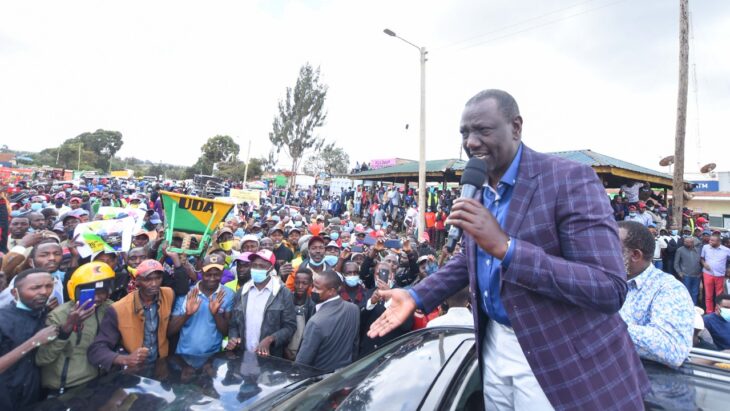 An opinion poll released by Mizani Africa on October 18, showed that Deputy President William Ruto can beat ODM leader Raila Odinga for the 2022 Mt Kenya presidential vote. Photo: William Ruto/Twitter. 