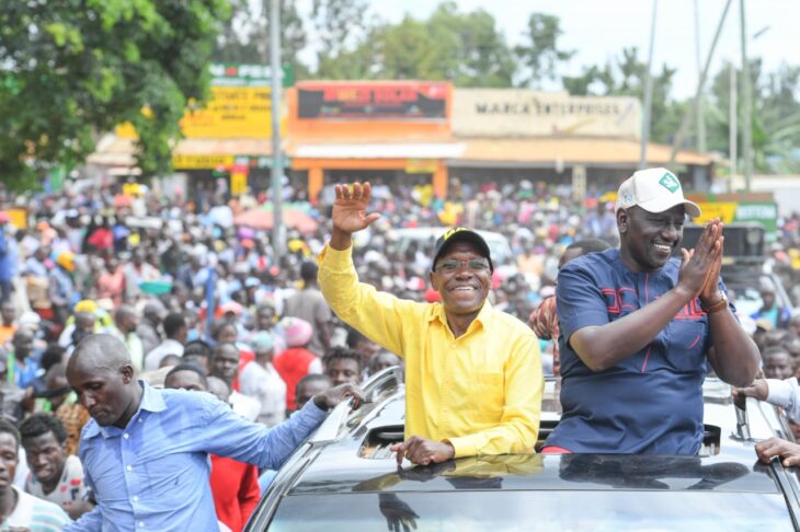 Deputy President William Ruto has challenged Raila Odinga and the One Kenya Alliance principals to face him withut forming a coalition ahead of the 2022 General Election.