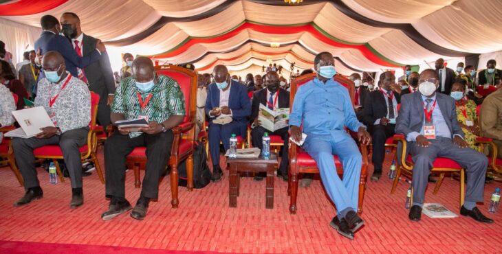 William Ruto allied governors were a no-show at the opening of the 7th devolution conference that was graced by ODM leader Raila Odinga in Makueni County.
