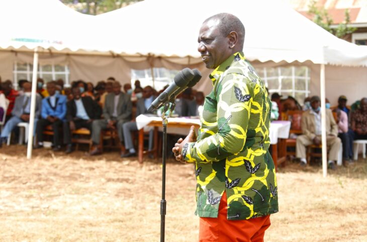 Deputy President William Ruto has said that he will not be intimidated by government using the justice system against him ahead of 2022 battle with Raila Odinga.