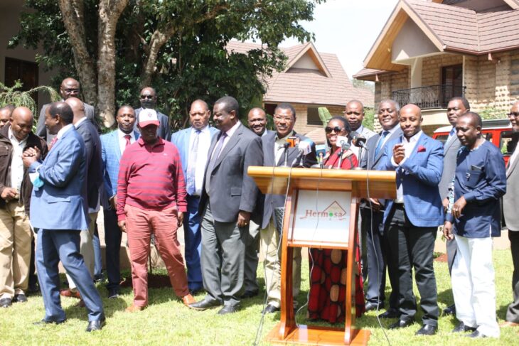 The One Kenya Alliance (OKA)  principals have reached out to the Mt Kenya Forum members in a bid to create a third force that will counter William Ruto and Raila Odinga in the 2022 elections.
