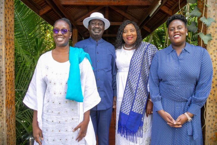 ODM leader Raila Odinga schooled men on how to appreciate their women who have been supportive to them through thick and thin.