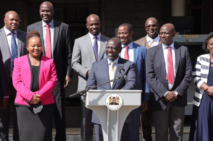 Deputy President William Ruto on Monday, November 22 took a break from busy campaigns schedules to attend first government meeting in a long time.