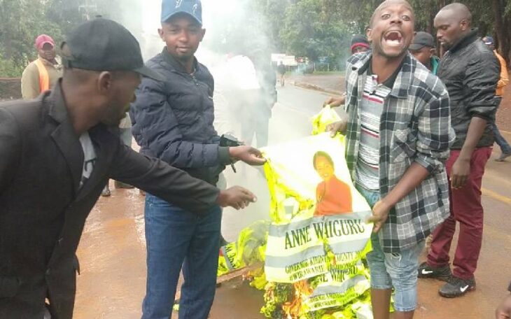 Anne Waiguru, Purity Ngirici supporters clash during Ruto’s visit to Kirinyaga