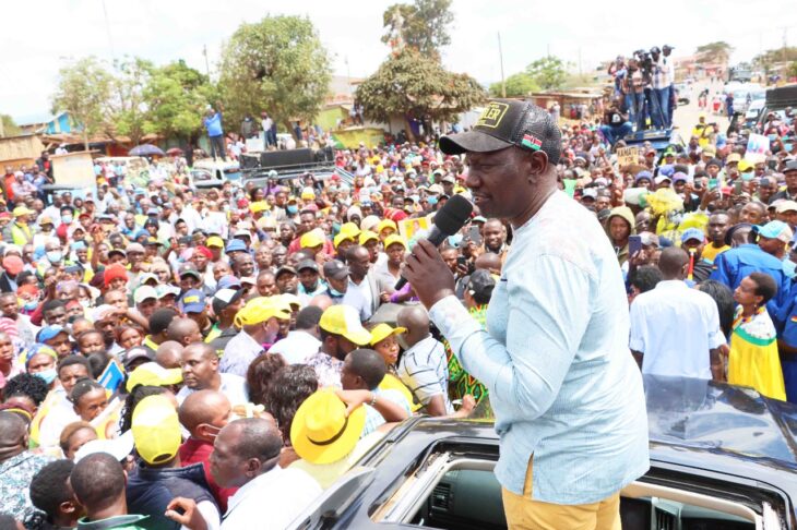 Deputy President William Ruto was angered by hecklers disrupting his rally in Laikipia County on Tuesday, December 7.