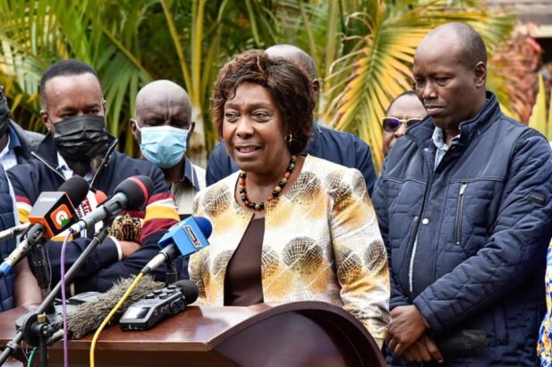 Former Kitui governor, Charity Ngilu, on Thursday, August 24, came out of her hideout more than a year since Raila Odinga’s presidential loss.