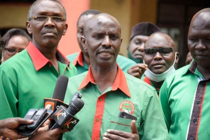 Modoadoa? Rowdy youths disrupt Wilson Sossion's meeting for being Pro-Raila