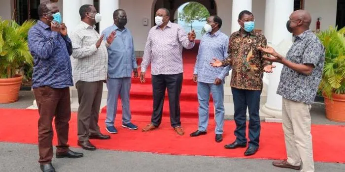 President Uhuru invites Raila, OKA principals to dinner with visiting president