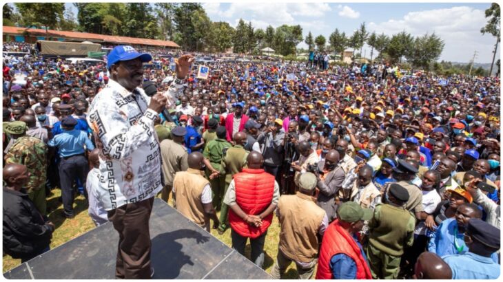 Raila: I will show Ruto that he was my political student come August 9 