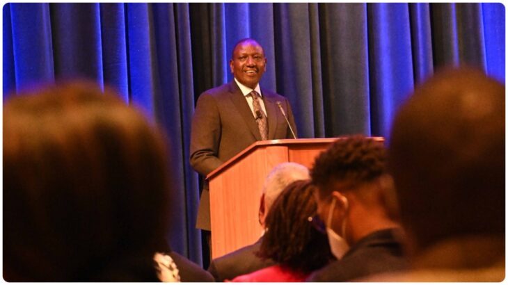 William Ruto says Kenya's politics full of intimidation in his USA lecture 