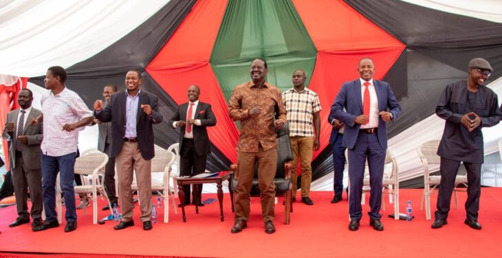 ODM leader Raila Odinga has watered downplayed Deputy President William Ruto’s claims that he was the one behind the scheme to overthrow President Uhuru Kenyatta.
