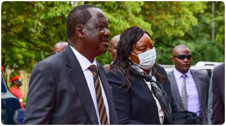 There was a slight scuffle at the Nyayo Stadium after ODM leader Raila Odinga’s bodyguards were roughed up by military security at late President Mwai Kibaki’s requiem mass.