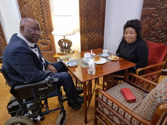 Westlands MP Tim Wanyonyi on Wednesday, April 20, met with businesswoman Agnes Kagure over the Nairobi gubernatorial race.