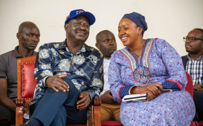The ODM leader Raila Odinga has encouraged Azimio la Umoja-One Kenya aspirants in the Mt Kenya region to be brave and campaign for his presidential bid without fear.