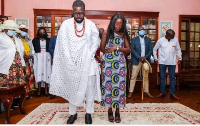 Kenya Kwanza presidential flag bearer William Ruto’s daughter June Ruto has commemorated her first anniversary since she wedded her Nigerian lover.