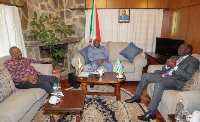 Kenya’s President William Ruto on Monday, November 28, met Rtd. President Uhuru Kenyatta met for the first time since assuming office on Tuesday, September 13.
