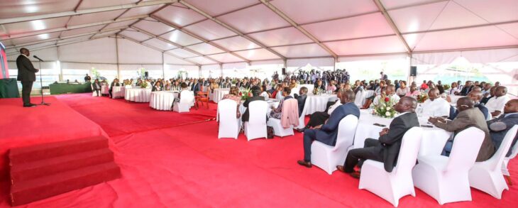 President William Ruto and his deputy Rigathi Gachagua attended the Kenya Kwanza Parliamentary Group in Nairobi.