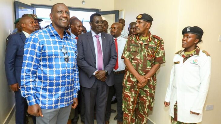 Kenya’s President William Ruto on Thursday, February 23, oversaw the commissioning of the Border Police Hospital in Kenyonyoo, Kitui County.