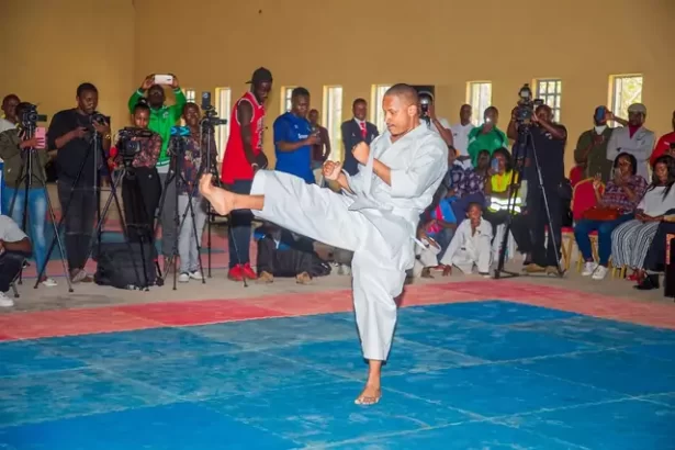 Embakasi East Member of Parliament Babu Owino has unlocked a new Karate belt.