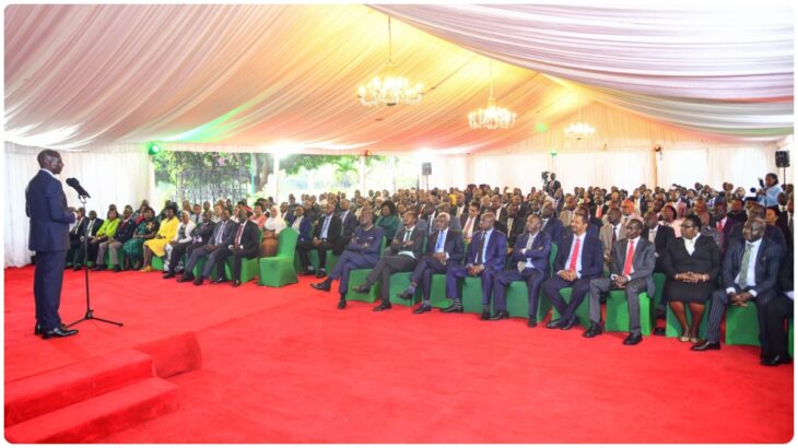 President William Ruto on Tuesday, November 7, chaired a Kenya Kwanza parliamentary group meeting.